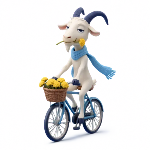 Козетта — Июнь — велосипед